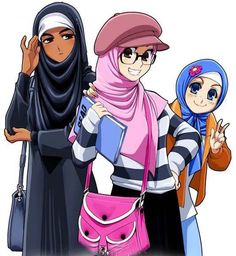 hijab cartoon