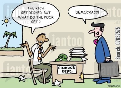 'The rich get rich, but what do the poor get?'